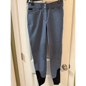 Dover Saddlery Riding Pants 28” Inseam Gray/blue